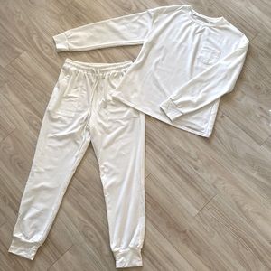 White Long Sleeve Set